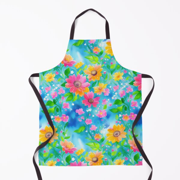 Item preview, Luxurious Floral Symphony, yellow and pink flowers on a magic art by Deeplek designed and sold by deeplek.