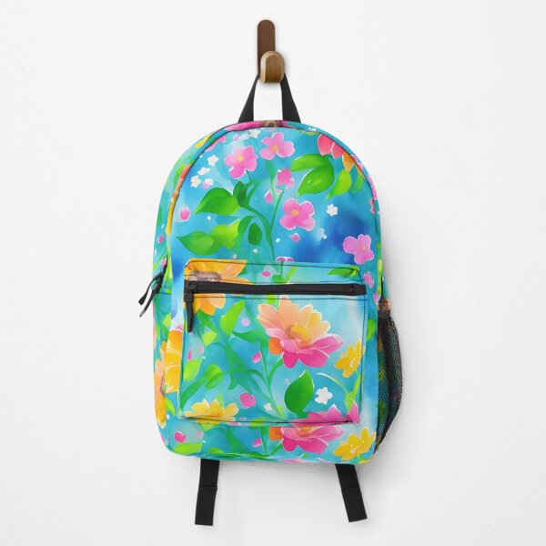 Item preview, Luxurious Floral Symphony, yellow and pink flowers on a magic art by Deeplek designed and sold by deeplek.