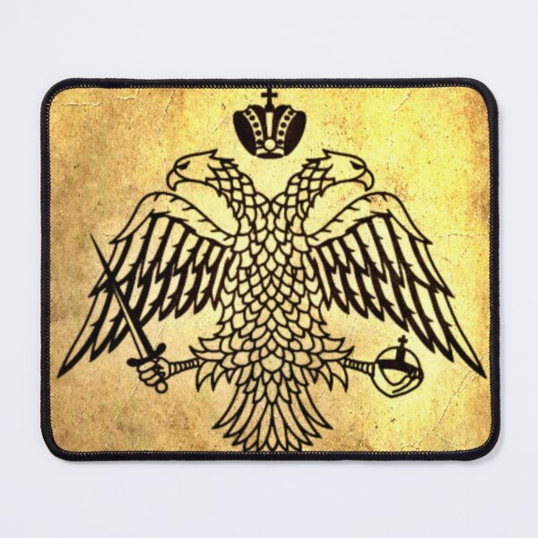 Item preview, Orthodox Empire Symbol - Two-Headed Eagle - Church and State - Vintage Illustration designed and sold by SeraphimDesigns.