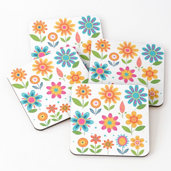 Item preview, A Retro Vintage Mod Flowers Design designed and sold by GoodOldVintage.