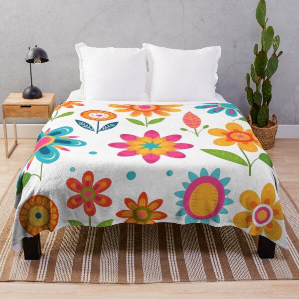 Item preview, A Retro Vintage Mod Flowers Design designed and sold by GoodOldVintage.