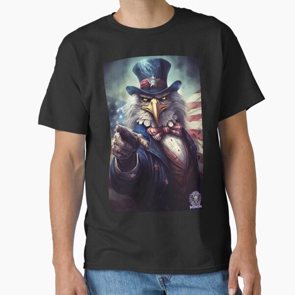 Eagle Uncle Sam Wants You #1 Patriotic Undead Classic T-Shirt