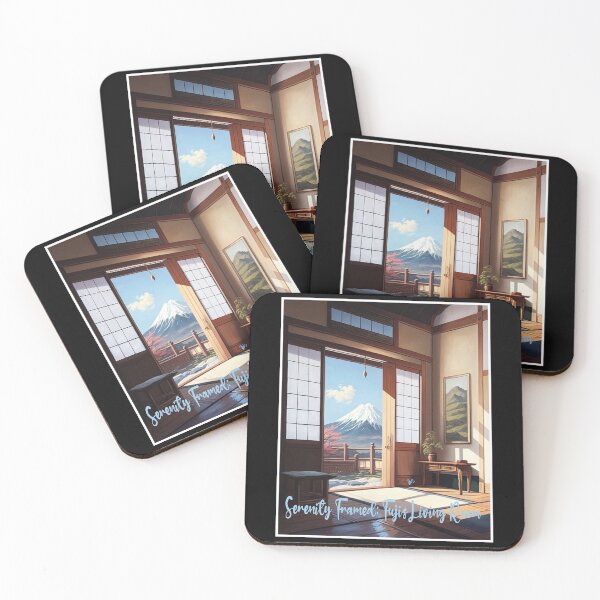 Item preview, Serenity Framed: Fuji's Living Room Vista designed and sold by Era-of-Traveler.
