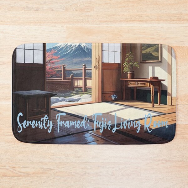 Item preview, Serenity Framed: Fuji's Living Room Vista designed and sold by Era-of-Traveler.