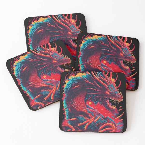 Item preview, Dragon Fantasy Art Psychedelic designed and sold by druidwolfart.