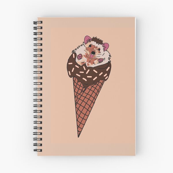 Item preview, ice cream cone hedge hog designed and sold by Averaged0ll.