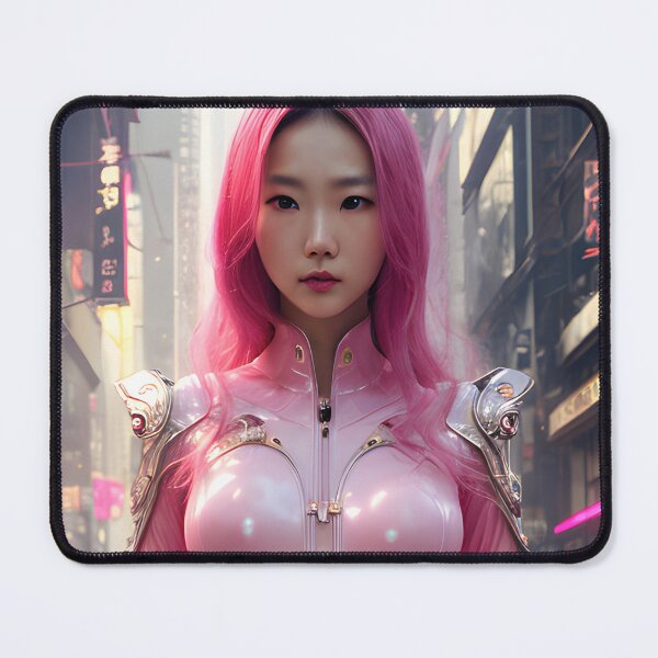 Item preview, Precioso retrato asiático de Cyberpunk - Cool Art designed and sold by joejiing.