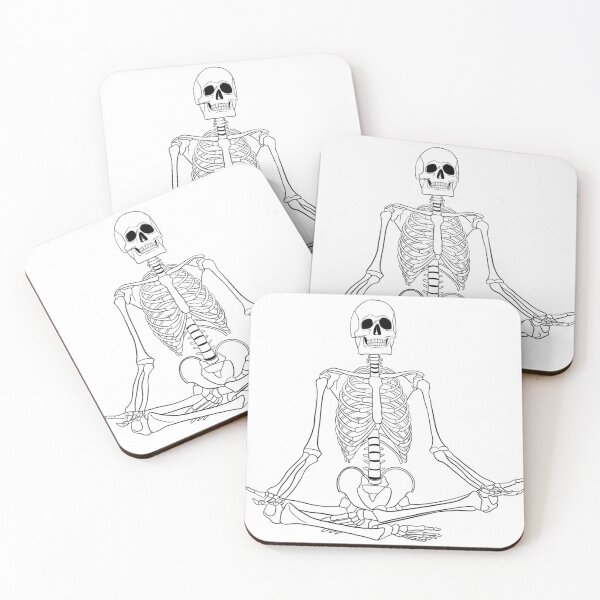 Item preview, Meditating Skeleton designed and sold by ClosetKooy.