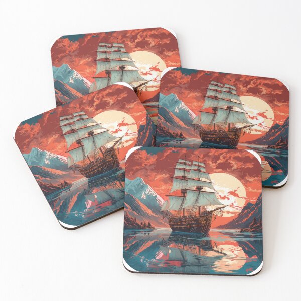 Item preview, Pirate Ship Night designed and sold by duke818.