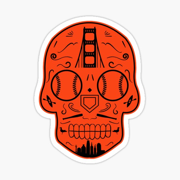 Skull Baseball Stickers for Sale