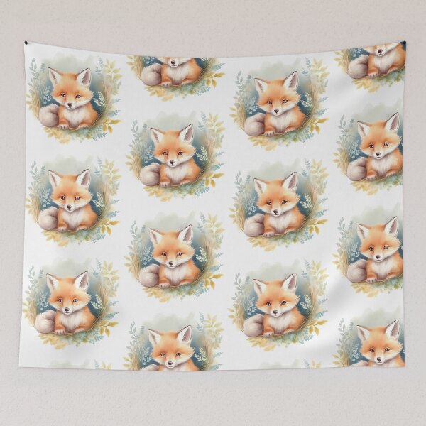 Item preview, Cute Little Baby Fox designed and sold by CraftingImpulse.