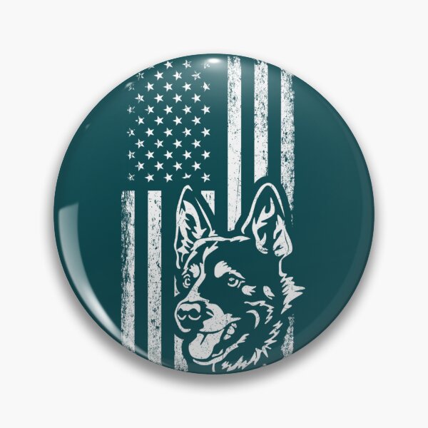 Item preview, Patriotic American Flag Queensland Blue Heeler   designed and sold by BullockColton.