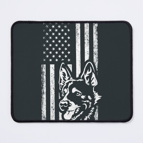 Item preview, Patriotic American Flag Queensland Blue Heeler designed and sold by BullockColton.