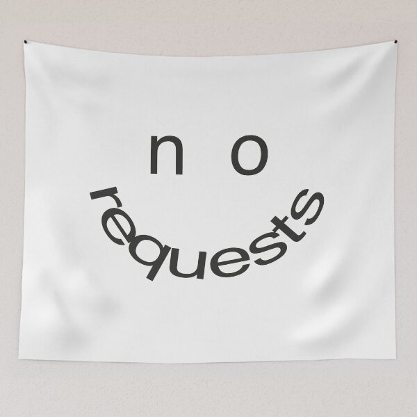 Item preview, no requests smile back designed and sold by DJStuffs.