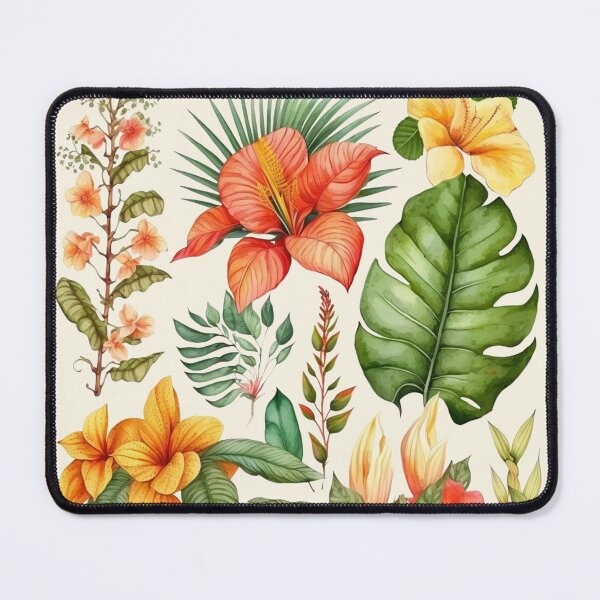 Item preview, Tropical Plants Flowers and Leaves designed and sold by iCherryRed.