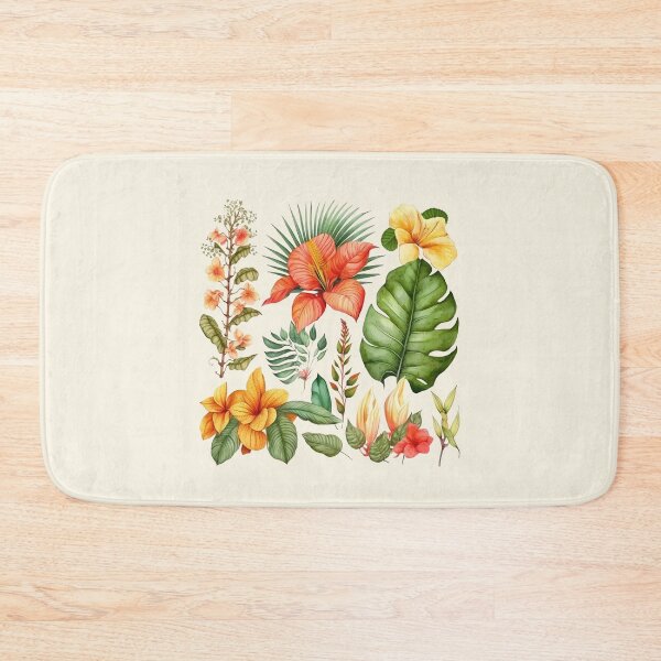 Item preview, Tropical Plants Flowers and Leaves designed and sold by iCherryRed.