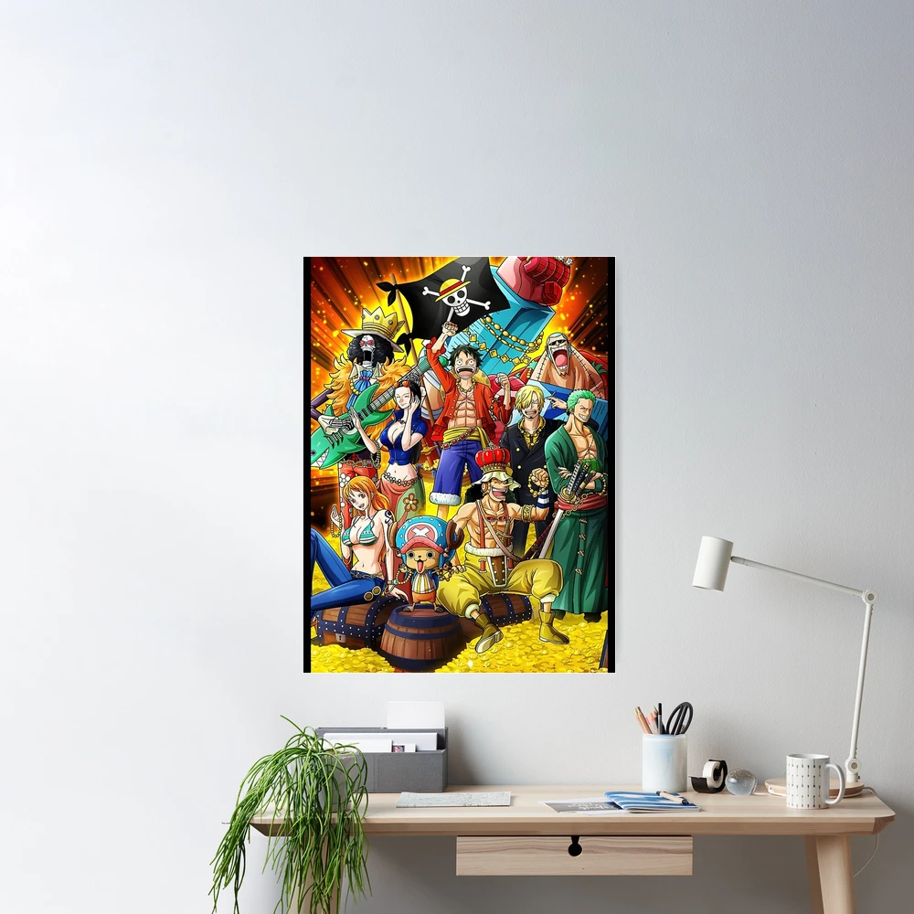Straw hats one piece Poster for Sale by ChicJestersPai