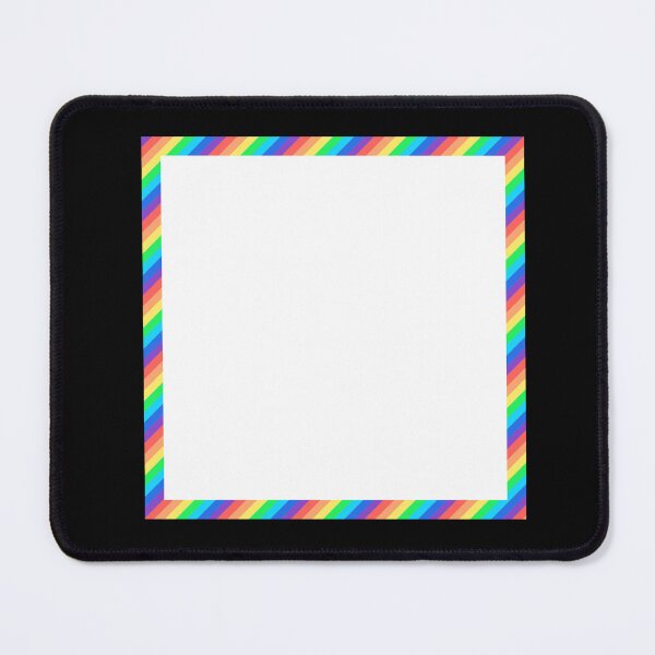 Item preview, Oblique Rainbow Square Border Frame Colorful Lines, Pride LGBTQIA+ Simple Graphic Illustration designed and sold by DotLinePlane.