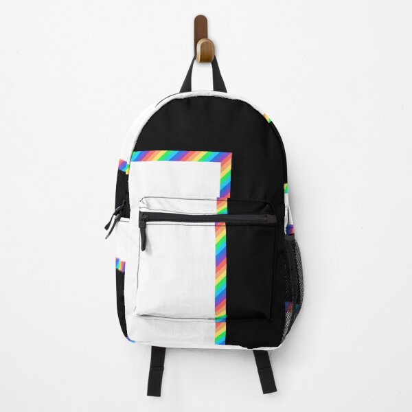 Item preview, Oblique Rainbow Square Border Frame Colorful Lines, Pride LGBTQIA+ Simple Graphic Illustration designed and sold by DotLinePlane.