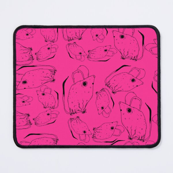 Item preview, TINY BUT MIGHTY BLACK x PINK RODENT MOUSE designed and sold by GIVENGRACE.ART.