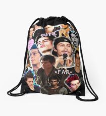Dylan O’brien collage Drawstring Bag