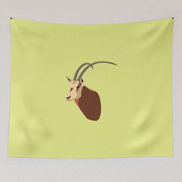 Item preview, Scimitar-Horned Oryx - Endangered Species designed and sold by DesignsbyJBird.