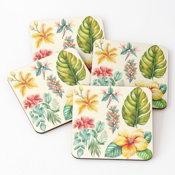 Item preview, Tropical Plants Flowers and Leaves s2 designed and sold by iCherryRed.