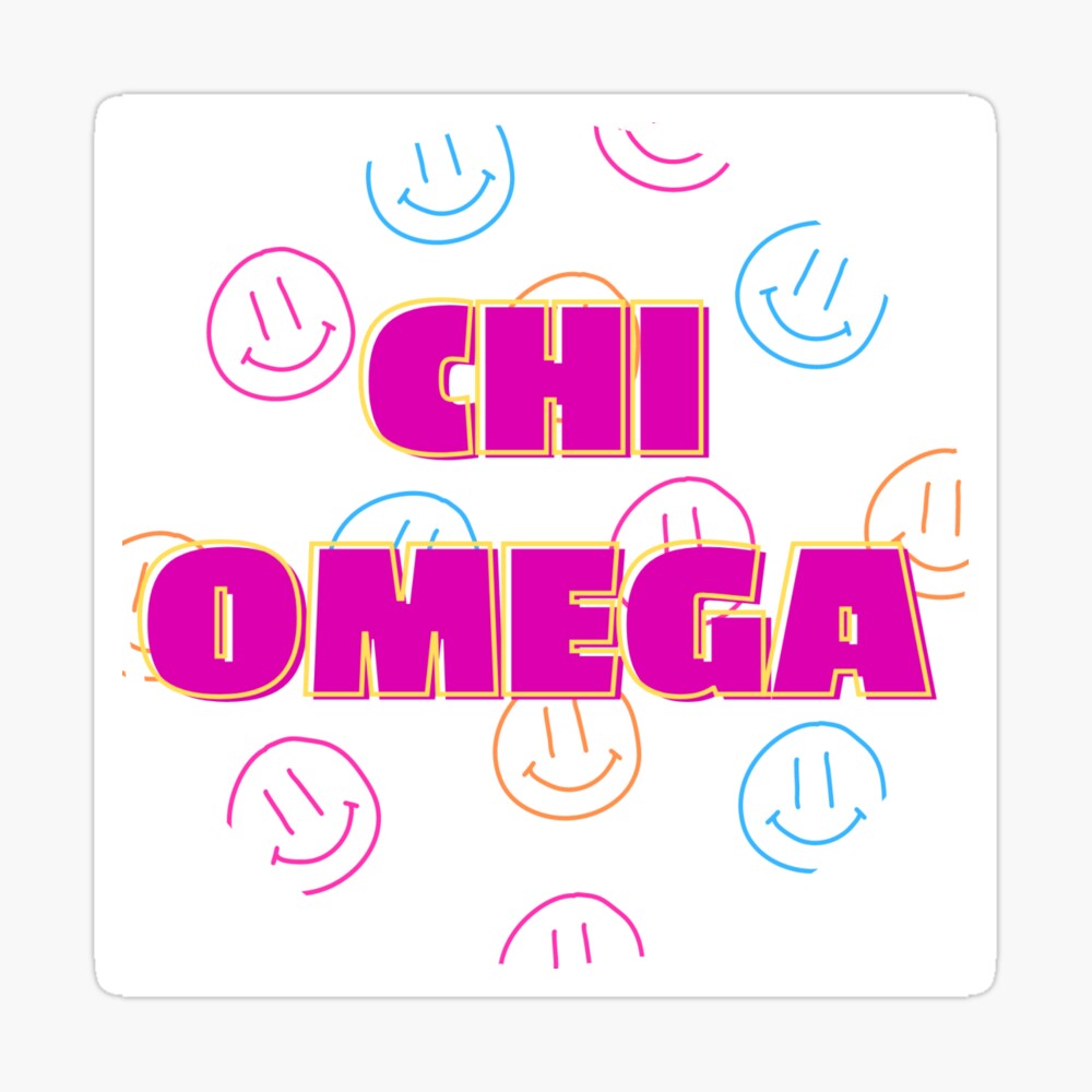 Chi Omega Sorority art