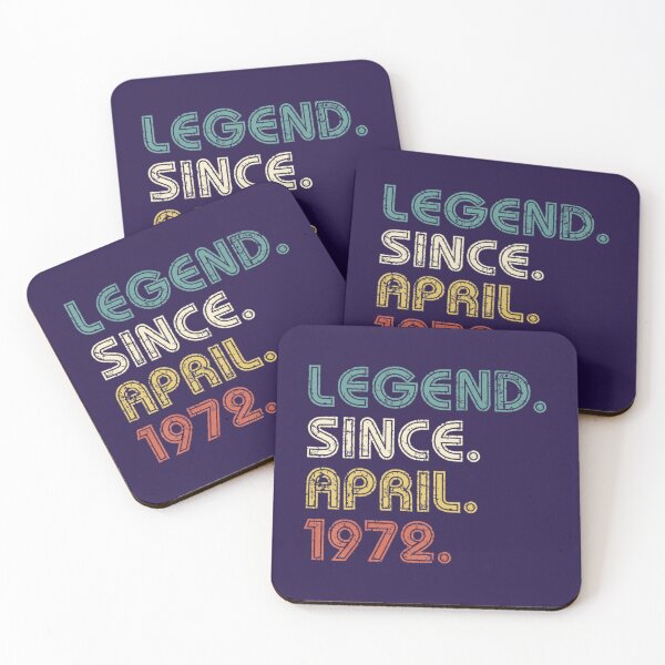 Item preview, 50 Years Old 	 Legend Since April 1972 50th Birthday 	 	 designed and sold by adzwtghfz7.