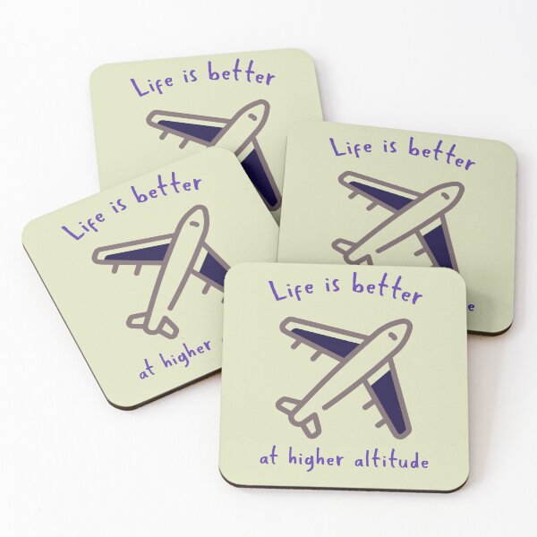 Item preview, Life is better at higher Altitude - Aviation Quotes designed and sold by Wings in Air.