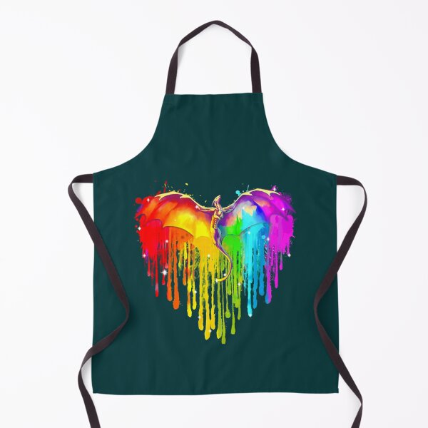 Artikelvorschau, Drache LGBT Herz Aquarell entworfen und verkauft von EleaseMaltais.