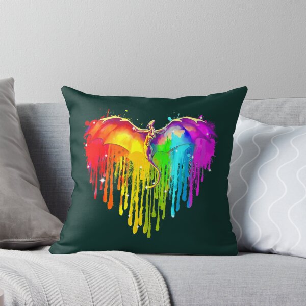 Artikelvorschau, Drache LGBT Herz Aquarell entworfen und verkauft von EleaseMaltais.