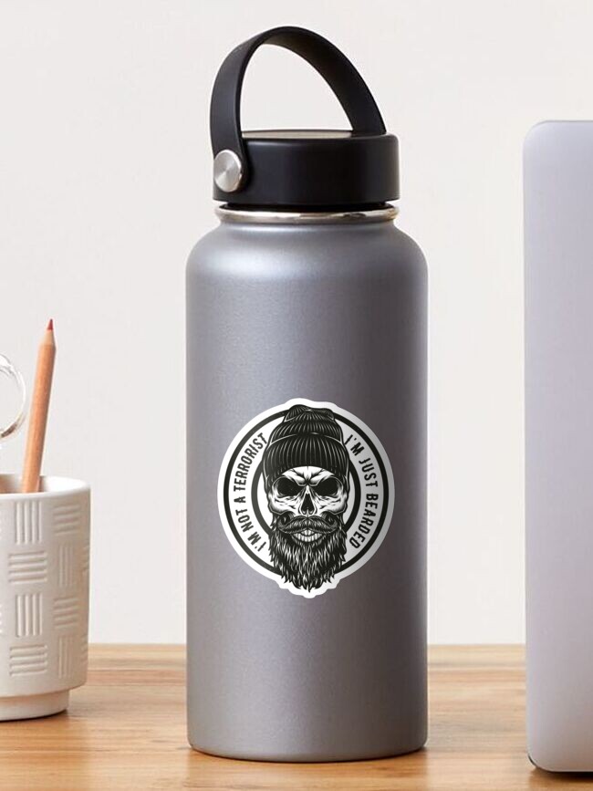 It's A Saddle. Retro Bearded Skull Coffee Mug It's More Than A Beard