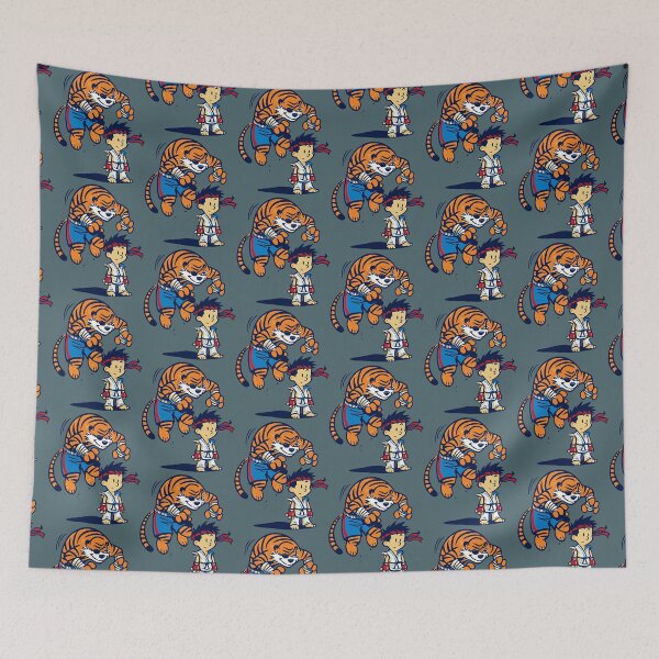 Item preview, calvin and hobbes fighter designed and sold by IveryMisson.
