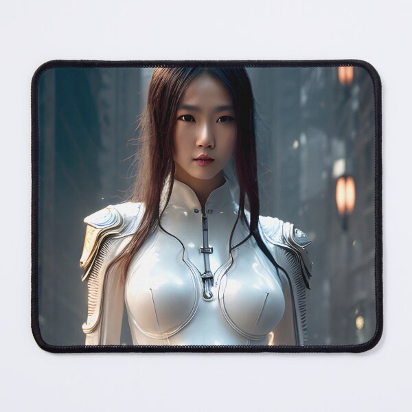 Item preview, Lovely Asian Cyberpunk Portrait - Cool Art designed and sold by joejiing.