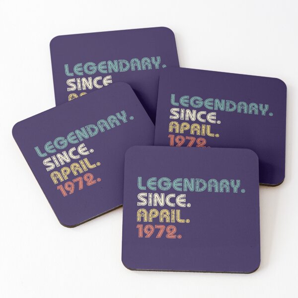 Item preview, 50 Years Old 	 Legend Since April 1972 50th Birthday 	 	 designed and sold by adzwtghfz7.