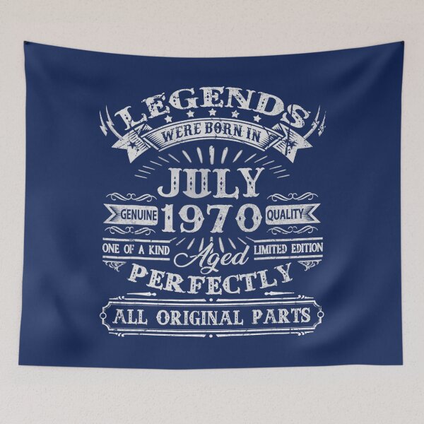 Item preview, 51 Years Old Birthday 	 Legends Were Born In July 1970 	 	 designed and sold by ndrlkphc40.