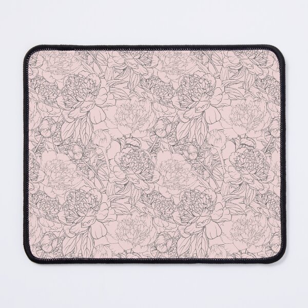 Item preview, Peachy flowered pattern  designed and sold by Graphic-Bakery.