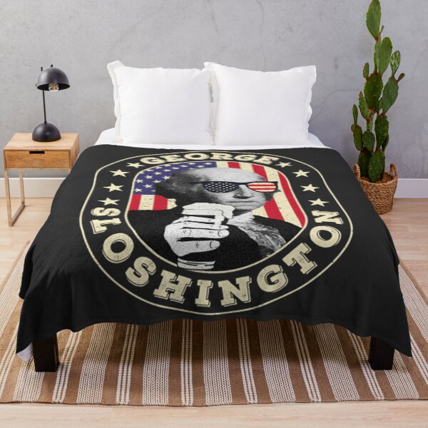 Item preview, George Sloshington Washington 4Th Of July USA Flag designed and sold by MonteAMoen.