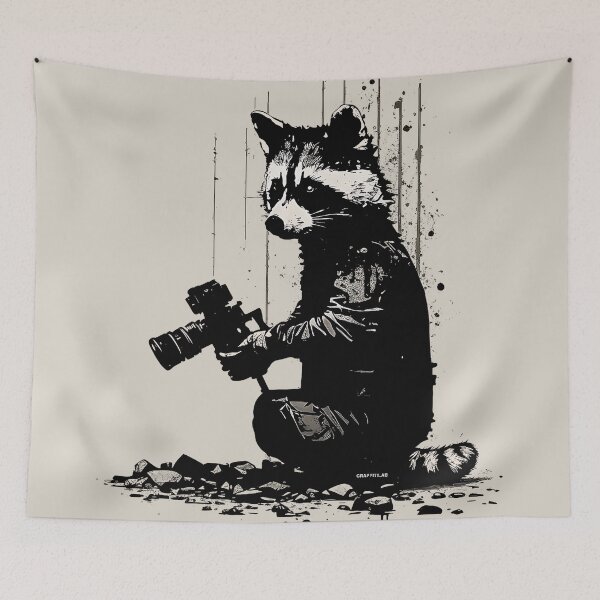 Item preview, The Raccoon Photographer designed and sold by GraffitiLab.