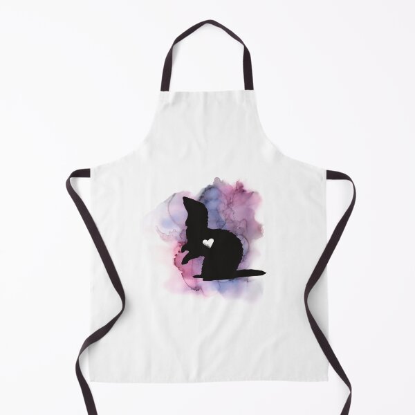 Item preview, Watercolor Ferret with Hearts designed and sold by Ashley Gagnon.