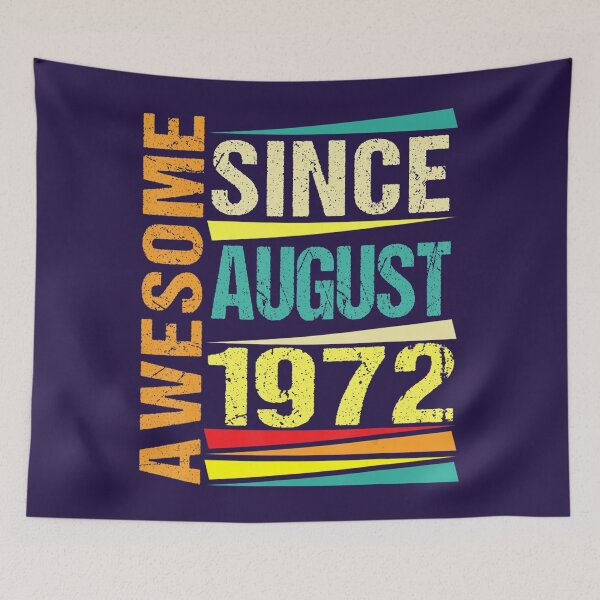 Item preview, 50 Years Old 	 Legend Since August 1972 50th Birthday 	 	 designed and sold by adzwtghfz7.