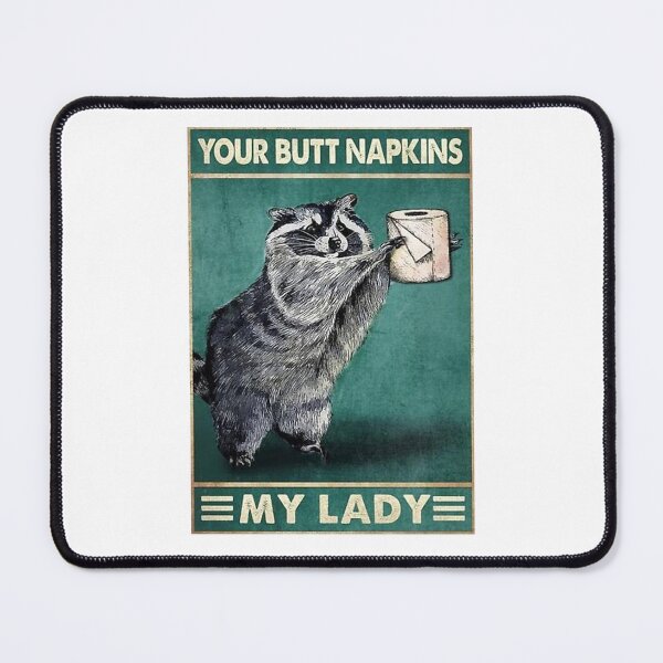 Item preview, Racoon |Your Butt Napkins designed and sold by JessieEsther.