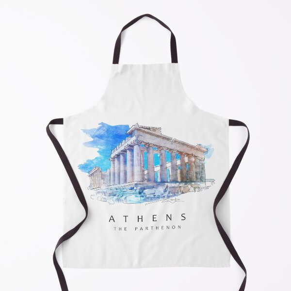 Item preview, Athens: The Parthenon Temple in Watercolor Art designed and sold by ShubhankarK.