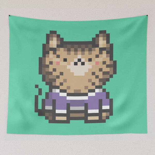 Item preview, Pixel Quiet Bengal Cat 124 designed and sold by sosorimaru.