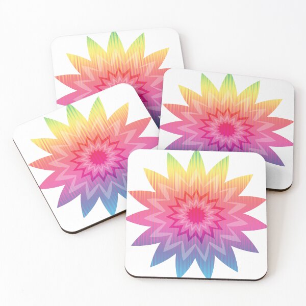 Item preview, Rainbow Striped Flower designed and sold by Karen Simon.