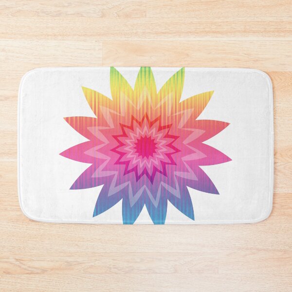 Item preview, Rainbow Striped Flower designed and sold by Karen Simon.