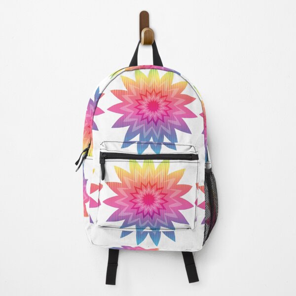 Item preview, Rainbow Striped Flower designed and sold by Karen Simon.