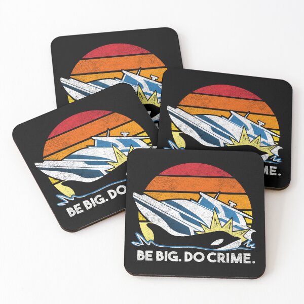 Item preview, Killer Whales Attack Boats - Be big. Do crime. designed and sold by abowersock.