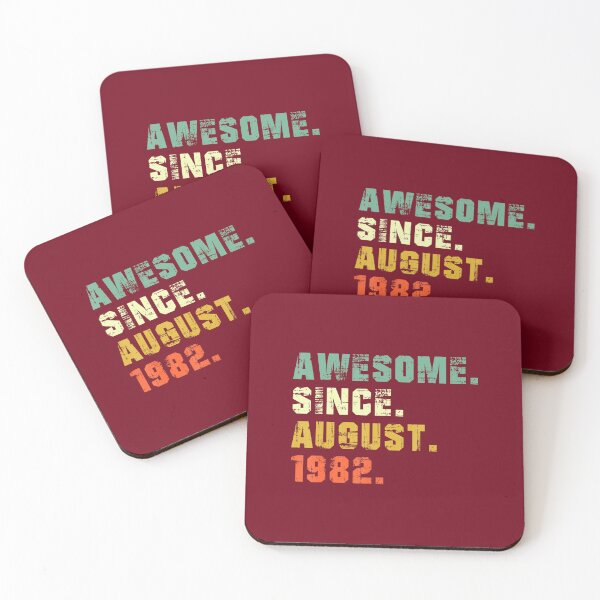 Item preview, 40 Year Old 40th Birthday 	 Awesome Since August 1982 	 DM61955	 designed and sold by siyehdnhwyj47.